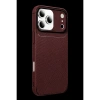 MARSİLYAN™-  Apple İphone 17 Pro Auto Focus Karbon Kapak - Bordo
