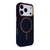 MARSİLYAN™-  Apple İphone 17 Pro Max Luno Deri Magsafe Kapak - Mavi