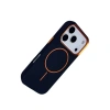 MARSİLYAN™-  Apple İphone 17 Pro Max Luno Deri Magsafe Kapak - Mavi