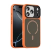 MARSİLYAN™-  Apple İphone 17 Pro Max Megane Magsafe Kapak - Turuncu