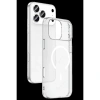 MARSİLYAN™-  Apple İphone 18 Pro Max Combo Sert Şeffaf Magsafe Kapak - Şeffaf