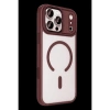 MARSİLYAN™-  Apple İphone 18 Pro Max Terea Magsafe Kapak - Bordo