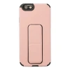 MARSİLYAN™- Apple İphone 6 Kılıf Mega Standlı Silikon - Pudra