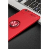 MARSİLYAN™- Apple İphone 6 Kılıf Range Yüzüklü Silikon - Kırmızı