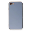 MARSİLYAN™- Apple İphone 7 Kılıf Volet Silikon - Mavi