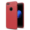 MARSİLYAN™- Apple İphone 7 Plus Kılıf Auto Focus Kapak - Kırmızı