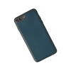 MARSİLYAN™- Apple İphone 7 Plus Kılıf Coco Deri Silikon Kapak - Mavi
