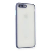 MARSİLYAN™- Apple İphone 7 Plus Kılıf Montreal Silikon Kapak - Gri