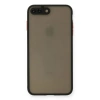 MARSİLYAN™- Apple İphone 7 Plus Kılıf Montreal Silikon Kapak - Siyah