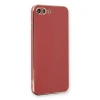 MARSİLYAN™- Apple İphone 7 Plus Kılıf Volet Silikon - Kırmızı