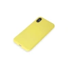 MARSİLYAN™- Apple İphone X Kılıf First Silikon - Sarı