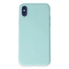 MARSİLYAN™- Apple İphone X Kılıf First Silikon - Turkuaz
