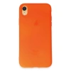MARSİLYAN™- Apple İphone Xr Kılıf First Silikon - Parlak Turuncu