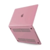 MARSİLYAN™- Apple Macbook Pro 13 2020 Macbook Buzlu Kapak - Pembe