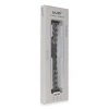 MARSİLYAN™- Apple Watch 38mm Node Taşlı Kordon (saat Değildir) - Siyah