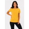 MARSiLYAN- Basic Bisiklet Yaka Yazlık Slim Fit T-Shirt - Mavi - Hardal Sarısı