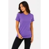 MARSiLYAN- Basic Bisiklet Yaka Yazlık Slim Fit T-Shirt - Mor - Petrol Mavisi