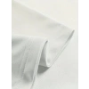 MARSiLYAN- Baskılı Oversize Bisiklet Yaka T-shirt - Beyaz