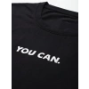 MARSiLYAN- Baskılı Oversize T-shirt - Siyah