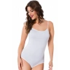 MİRAY- Bayan İp Askılı Çıtçıtlı Body Beyaz