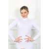 MARSiLYAN- Bayan Uzun Kol Boğazlı Body Beyaz