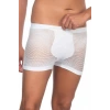 MARSiLYAN-  Beyaz MI Emay 2106 Fileli Soft Erkek Boxer