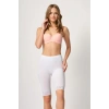 MARSiLYAN-  Beyaz MI Emay 3004 Soft Uzun Paça Dantel Boxer