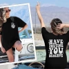 MARSiLYAN- Bisiklet Yaka Kısa Kol Baskılı T-shirt - Siyah
