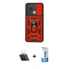MARSİLYAN™- C11 2021 Kılıf Ahenk Klasik - Siyah 5D Eko Cam Ekran Koruyucu + Kamera Lens Koruma Cam - SF