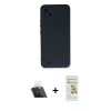 MARSİLYAN™- C11 2021 Kılıf Ahenk Serisi - Siyah Mat Seramik Nano Ekran Koruyucu + Kamera Lens Koruma Cam - SF