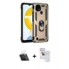 MARSİLYAN™- C21 Kılıf Ahenk Klasik Koleksiyonu - Siyah Seramik Nano Ekran Koruyucu + Kamera Lens Koruma Cam - SF