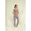 MARSiLYAN-  Dantelli Hamile Lohusa 3lü Pijama Takımı