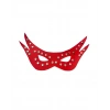 MARSiLYAN-  Deri Fantezi Kırmızı  Parti Maskesi TG275427