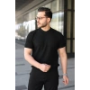 MARSiLYAN- Erkek Bisiklet Yaka Petek Dokulu Kısa Kollu Triko Tişört