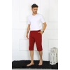 MARSiLYAN- Erkek Cepli Pamuk Lakost Kapri Bordo