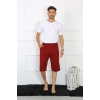 MARSiLYAN- Erkek Cepli Pamuk Lakost Kapri Bordo