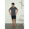 MARSiLYAN- Erkek Çocuk Penye Şortlu Pijama Takım