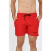 MARSiLYAN- Erkek Fermuar Cepli Deniz Şortu Kırmızı