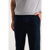 MARSiLYAN- Erkek Gri Düğmeli Yaka Kısa Kol Pijama Takımı