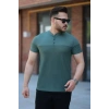 MARSiLYAN- Erkek Hakim Yakalı Kısa Kollu Pamuklu T-shirt