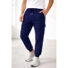 MARSiLYAN- Erkek Jogger Eşofman Altı Regular Fit , Kargo Cepli, Lastikli Paça, Günlük Spor Pantolon - Lacivert