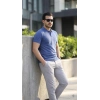MARSiLYAN- Erkek Kısa Kollu Yakalı Tişört