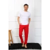 MARSiLYAN- Erkek Pamuk Kırmızı Tek Alt Pijama