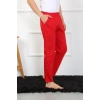 MARSiLYAN- Erkek Pamuk Kırmızı Tek Alt Pijama