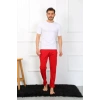 MARSiLYAN- Erkek Pamuk Kırmızı Tek Alt Pijama