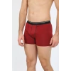 MARSiLYAN- Erkek Pamuk Likralı Boxer Bordo