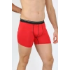 MARSiLYAN- Erkek Pamuk Likralı Boxer Kırmızı