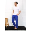 MARSiLYAN- Erkek Pamuk Saks Tek Alt Pijama