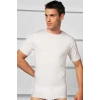 MARSiLYAN- Erkek Pamuklu Kısa Kol Geniş Yaka Klasik Fanila T-Shirt (2510)