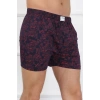 MARSiLYAN- Erkek Penye Boxer Bordo - Lacivert